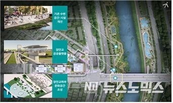 중량천 친수공간 조성 조감도/서울시