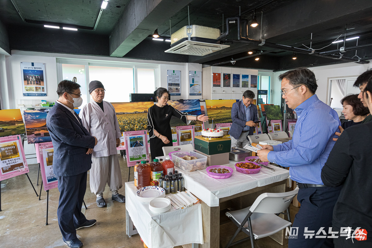 벨라비타(주)는 지난 10월14일 오전 울산 동구 상보빌딩 1층에 울산지사 겸 쇼룸을 개설 후 사업설명회 및 개업식을 가졌다./사진=벨라비타(주)