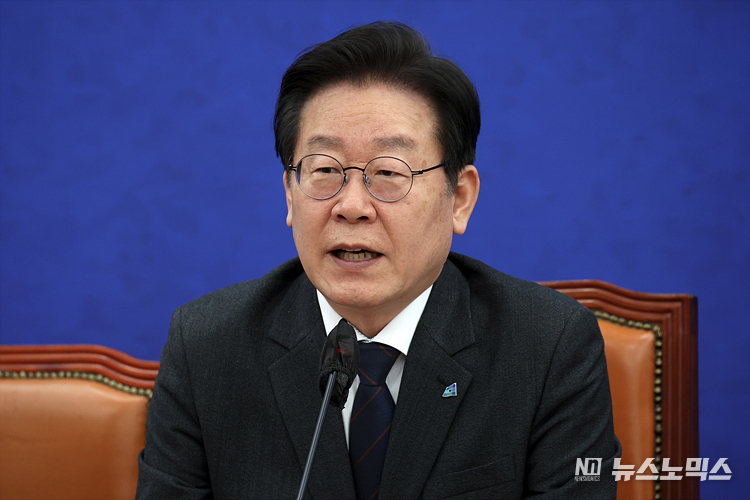 더불어민주당 이재명 대표가 13일 서울 여의도 국회에서 열린 대일굴욕외교대책위원회 출범식에 참석해 발언하고 있다. ⓒ정의철 기자