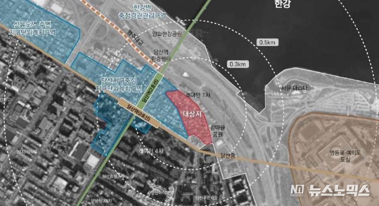 당산동 6가 104 일원 위치도/서울시 제공