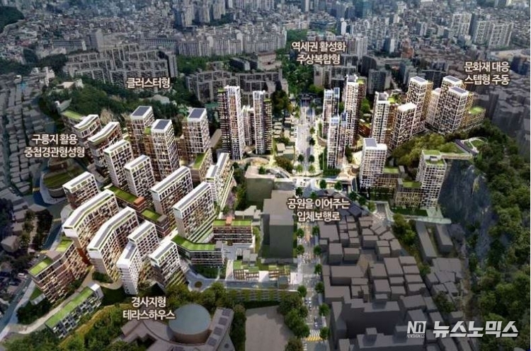 창신동 단지 종합구상도
