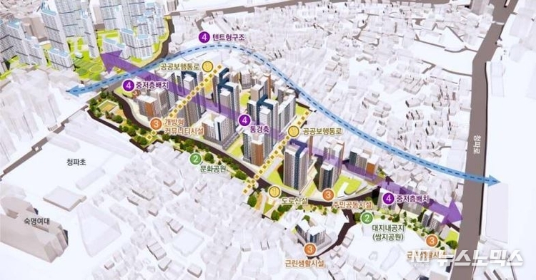 청파동1가 89-18 종합구상도/서울시 제공