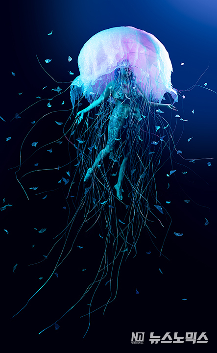 작품명: Bubble wrap no.21 (Jellyfish), 2021, Archival pigment print