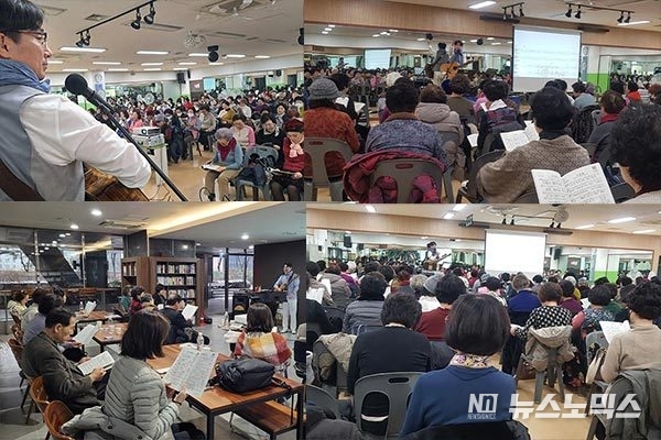 가수 하동기는 음악교실에서 만난 회원들과 노래를 부르며 열정과 웃음을 되찾곤 했다. 
