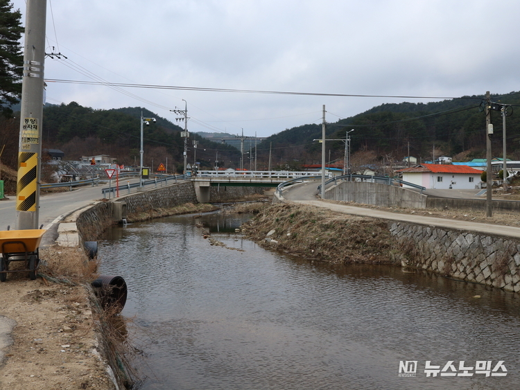 양양군 현북면 잔교리 하천