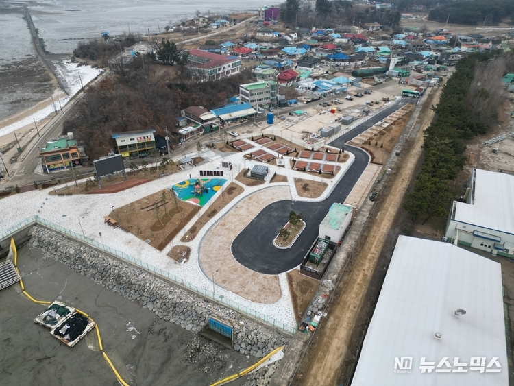 어촌뉴딜300 사업의 네번째 결실인 화성 고온항 전경