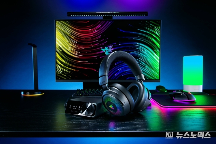 레이저가 신제품 게이밍 헤드셋 ‘Razer kraken V4 Pro’를 출시했다