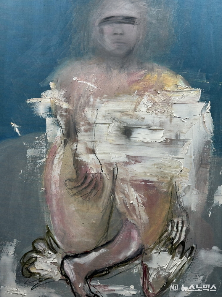 하지원 HA Jiwon Persona2024 Mixed media on canvas116.8 x 91cm