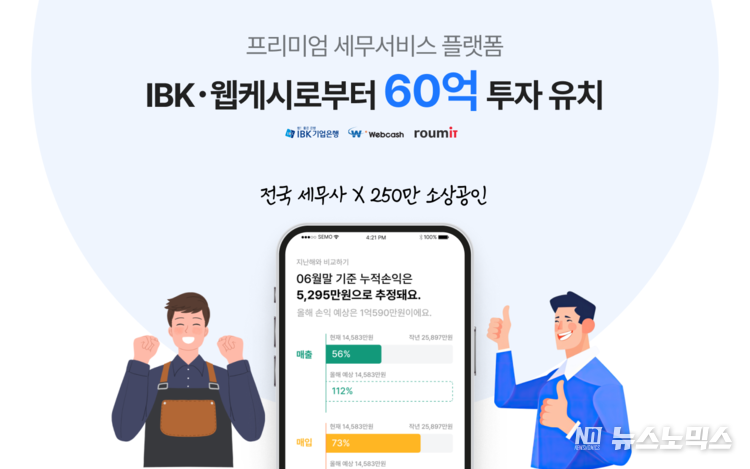 세모리포트가 IBK기업은행과 웹케시로부터 60억 원 규모 투자를 유치했다