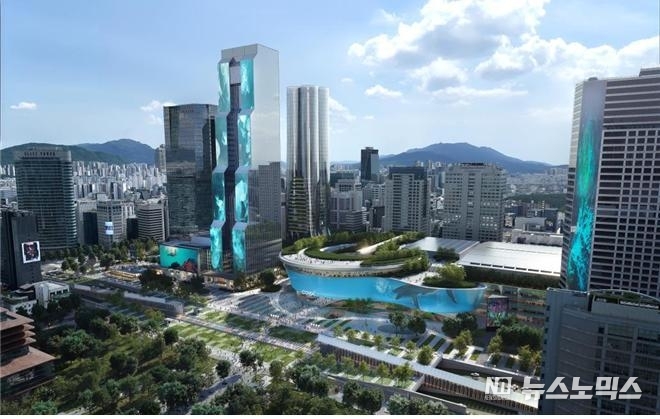 삼성코엑스 개발계획 조감도