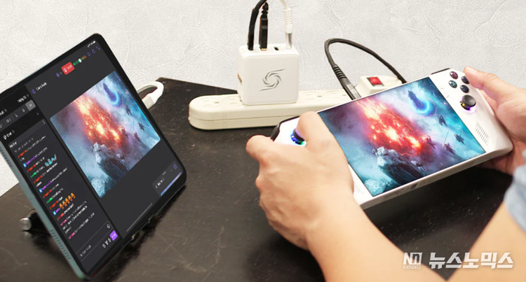 ‘엘리트 고(GC313pro)’를 활용해 아이패드로 휴대용 콘솔게임 스트리밍