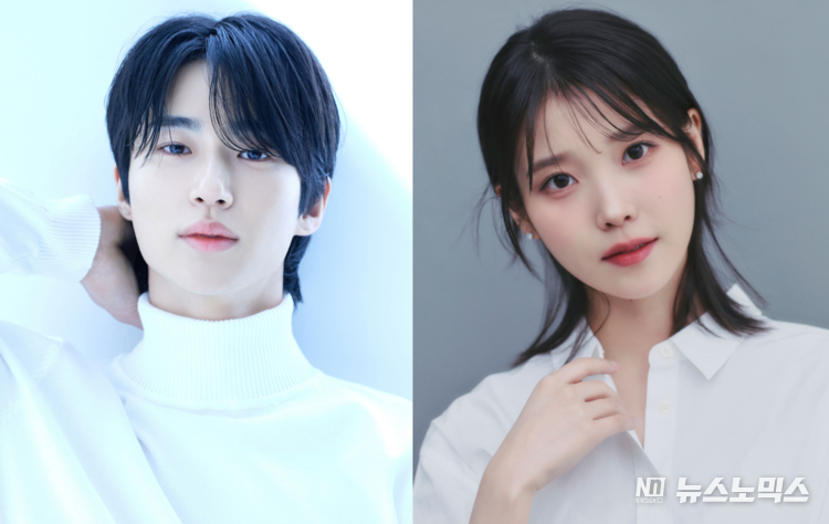 대한민국 대표 광고모델 수상자 ‘변우석’과 ‘아이유’/제공=바로엔터테인먼트, 이담엔터테인먼트