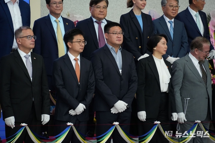 마이클 위(Michael Yu) 알리바바닷컴 동북아시아 총괄이 2025 한국수입박람회에 참가했다.