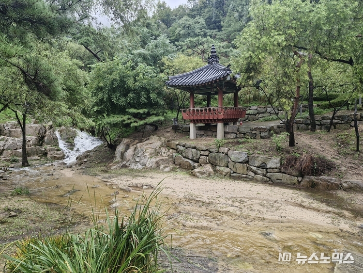 수성동계곡(옥류동천) '비해당' 모습