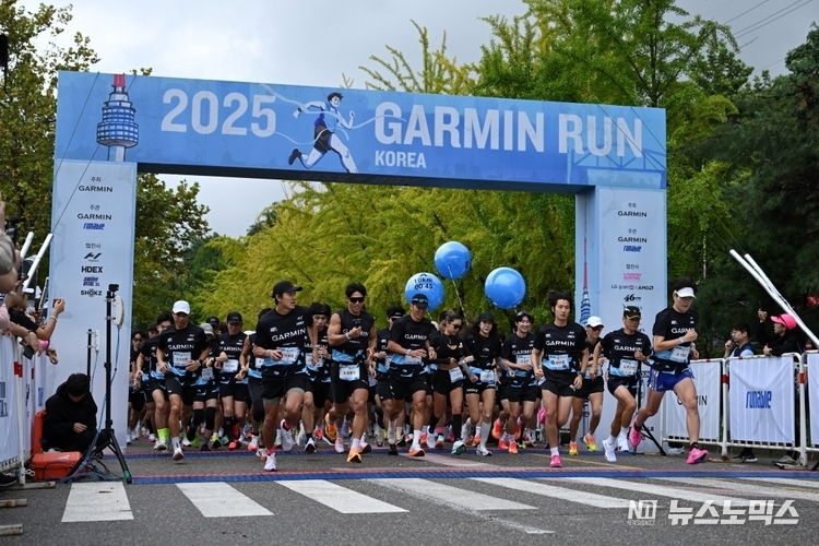 가민이 10월 18일 하남 미사리 경정공원에서 첫 ‘가민런 코리아(GARMIN RUN Korea)’를 성공적으로 개최했다
