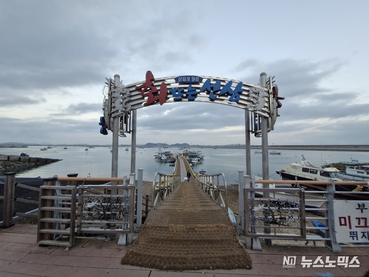 삼길포항 삼길포선상어시장 입구